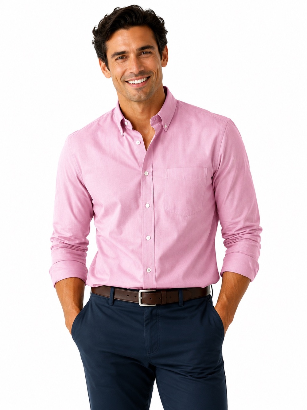J. Crew Pink Oxford Button-Down Shirt